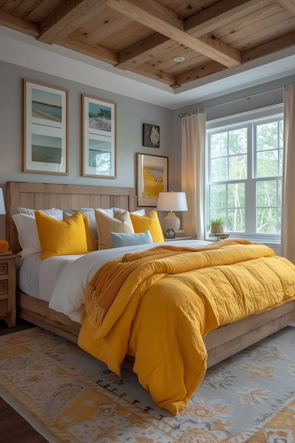 Transform Your Master Suite In 2024: 13 Gray And Yellow Bedroom